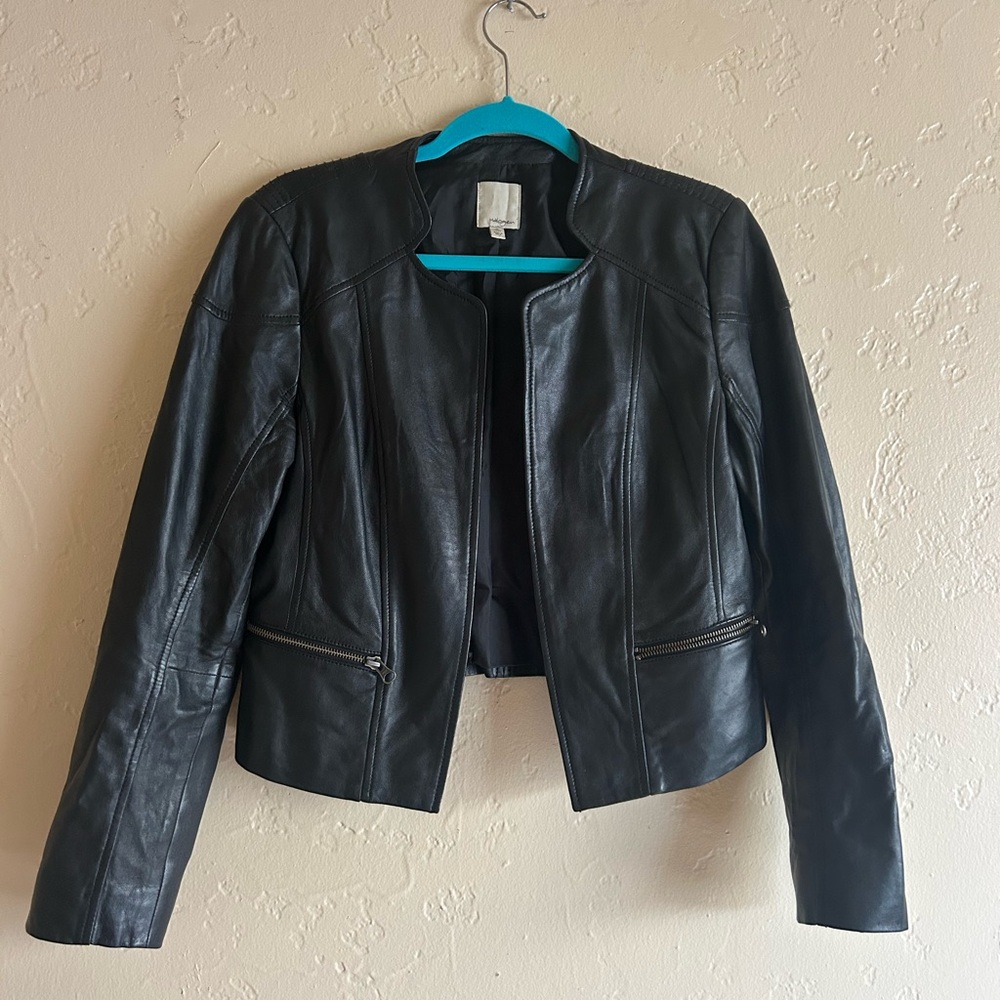 Halogen Leather Jacket - image 1